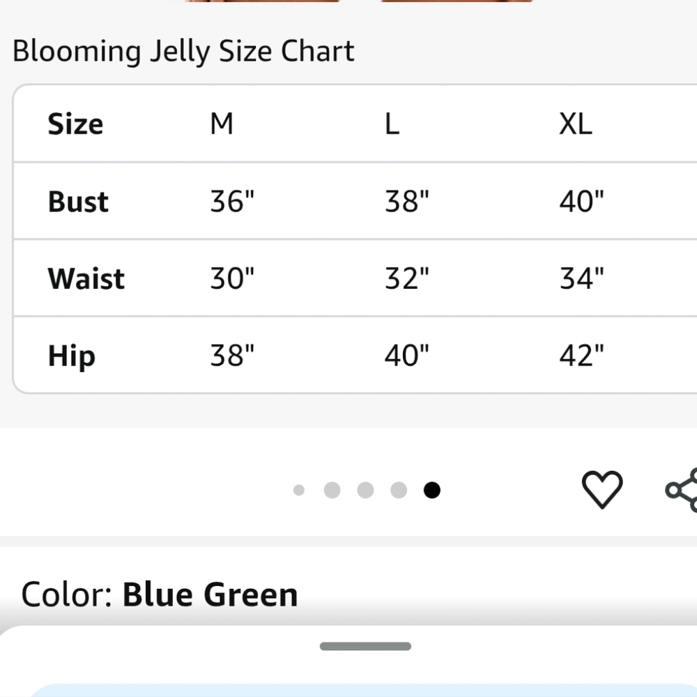 BLOOMING JELLY Crisscoss Back Bikini Top Size Medium Teal Turquoise - Picture 9 of 9